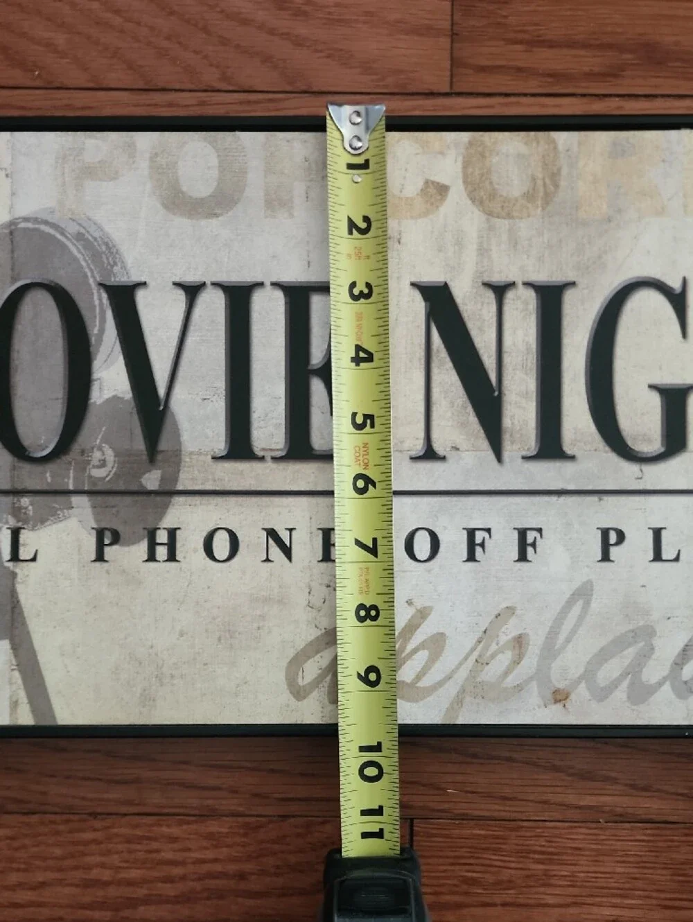 Movie Night Wall Art - Black and Cream